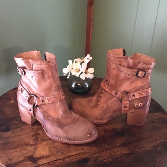 Bed Stu Harness Ankle Boots 8.5 - Picture 1 of 16